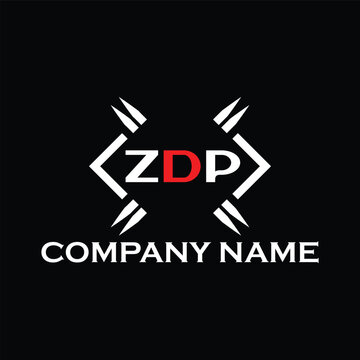 ZDP letter logo, ZDP letter logo design, ZDP monogram logo, ZDP corporate logo, ZDP creative logo