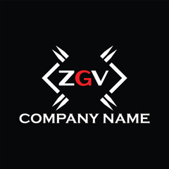 ZGV letter logo, ZGV letter logo design, ZGV monogram logo, ZGV corporate logo, ZGV creative logo