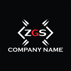 ZGS letter logo, ZGS letter logo design, ZGS monogram logo, ZGS corporate logo, ZGS creative logo