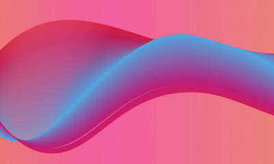 Abstract Gradient Wave Form with Fine Lines flow
