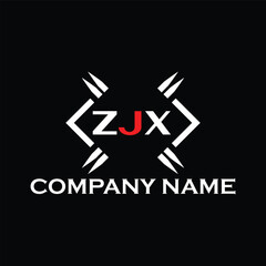 ZJX letter logo, ZJX letter logo design, ZJX monogram logo, ZJX corporate logo, ZJX creative logo