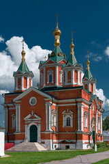 Kolomna, Cathedral of the Exaltation of the Honest Cross of the Lord in the woman  Brusensky convent, the middle of the 19th century, landmark