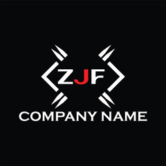 ZJF letter logo, ZJF letter logo design, ZJF monogram logo, ZJF corporate logo, ZJF creative logo