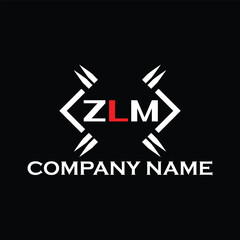 ZLM letter logo, ZLM letter logo design, ZLM monogram logo, ZLM corporate logo, ZLM creative logo