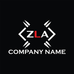 ZLA letter logo, ZLA letter logo design, ZLA monogram logo, ZLA corporate logo, ZLA creative logo