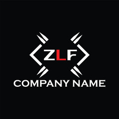 ZLF letter logo, ZLF letter logo design, ZLF monogram logo, ZLF corporate logo, ZLF creative logo