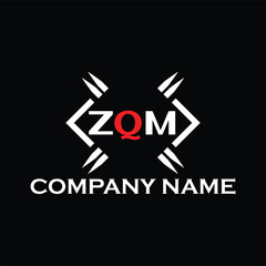 ZQM letter logo, ZQM letter logo design, ZQM monogram logo, ZQM corporate logo, ZQM creative logo