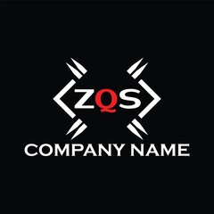ZQS letter logo, ZQS letter logo design, ZQS monogram logo, ZQS corporate logo, ZQS creative logo
