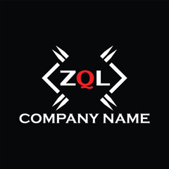 ZQL letter logo, ZQL letter logo design, ZQL monogram logo, ZQL corporate logo, ZQL creative logo