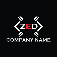 ZED letter logo, ZED letter logo design, ZED monogram logo, ZED corporate logo, ZED creative logo
