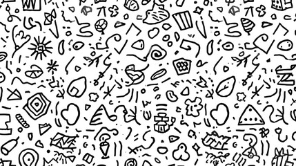 seamless pattern with numbers
