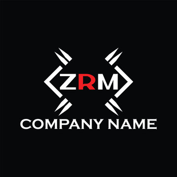 ZRM letter logo, ZRM letter logo design, ZRM monogram logo, ZRM corporate logo, ZRM creative logo