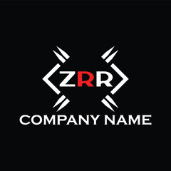 ZRR letter logo, ZRR letter logo design, ZRR monogram logo, ZRR corporate logo, ZRR creative logo