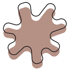 Fototapeta premium Minimal Semi Circle Illustration