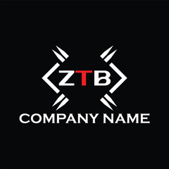 ZTB letter logo, ZTB letter logo design, ZTB monogram logo, ZTB corporate logo, ZTB creative logo