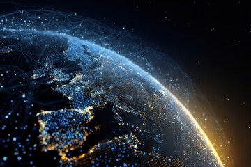 Global network of interconnected cities