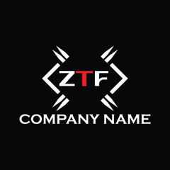 ZTF letter logo, ZTF letter logo design, ZTF monogram logo, ZTF corporate logo, ZTF creative logo