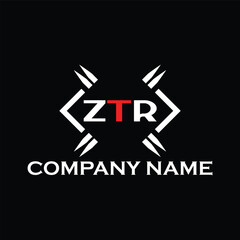 ZTR letter logo, ZTR letter logo design, ZTR monogram logo, ZTR corporate logo, ZTR creative logo