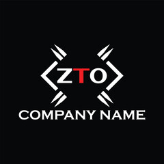 ZTO letter logo, ZTO letter logo design, ZTO monogram logo, ZTO corporate logo, ZTO creative logo