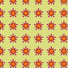 seamless floral pattern creativity sparks joy through self-expression