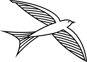 Fototapeta premium Minimalist line art illustration of a bi-sexual pride flag bi sexual pride flag bisexual flag