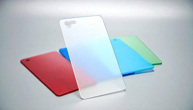 Floating Pastel Translucent Panels Mobile Wallpaper - Powered by Adobe