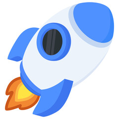 Isometric Rocket Icon
