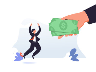 Getting paid, salary, wages payment or bonus, reward or employee benefits, tax refund or investment profit earning, loan