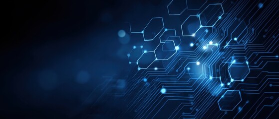 Fototapeta premium Abstract digital circuit board design (2)