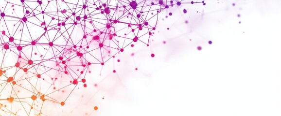 Abstract network graphic with gradient colors (1)