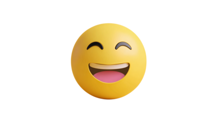 a picture of a smile emoji on isolated background