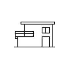Modern House Icon - Architectural Design