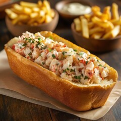 New England Lobster Roll, quintessential East Coast seafood sandwich