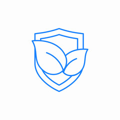 shield two sheets icon sign vector