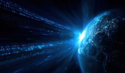 Earth in digital stream