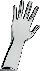 Silver Metallic Hand 