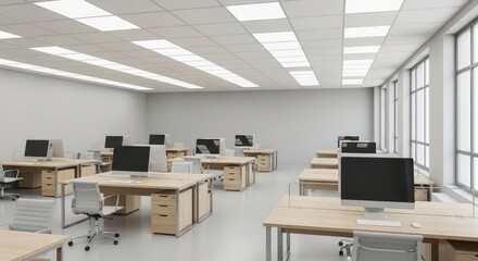 Modern Office Workspace Interior Design.