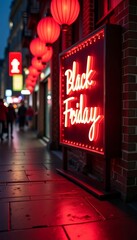 Black Friday holiday sale banner.