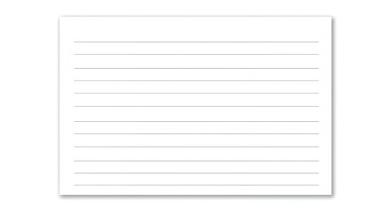 Blank lined paper