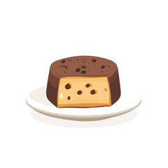 Pate Chinois, flat style 2D vector image, isolated on a white background