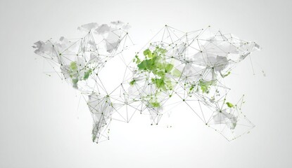 Global network map, abstract design (1)