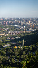 Fototapeta premium aerial view of a tower 