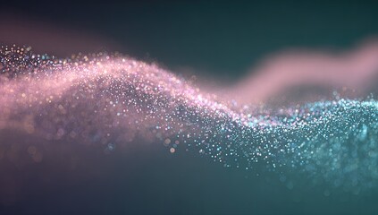 Fototapeta premium Abstract swirling particles of light