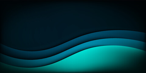 Obraz premium Blue Geometric Abstract Background. Suit for banner, web, brochure, poster and presentation