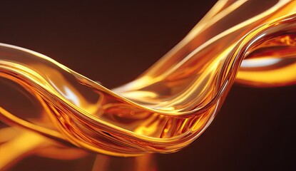 Golden liquid flows in elegant curves