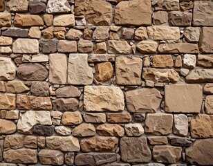 Obraz premium Close-up of a stone wall