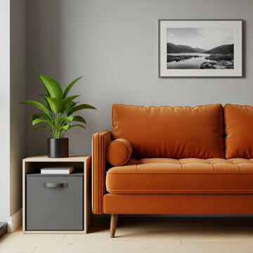 Modern Grey Living Room Design