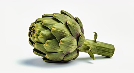 artichoke on a white background