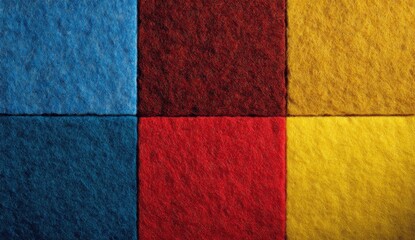 Colorful textured squares