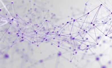 Abstract network of interconnected points